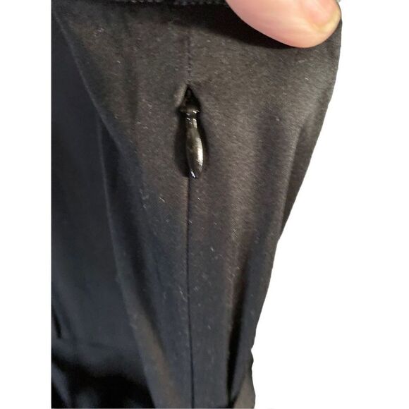 Talbots black stylish pleated sheet every day party dress size 12 P - Picture 4 of 7